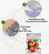 200 Pack Resealable Mylar Bags Smell Proof Pouch Aluminum Foil Packaging Plastic Ziplock Bag,Small Mylar Storage Bags For Bulk Candy,Cookies,Snack...