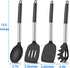 4Pcs Spatula, Silicone Spatula Turner Slotted Spatula Set Spoon, Spatulas Silicone Heat Resistant Wok Rubber Spatulas for Nonstick Cookware, Silic...