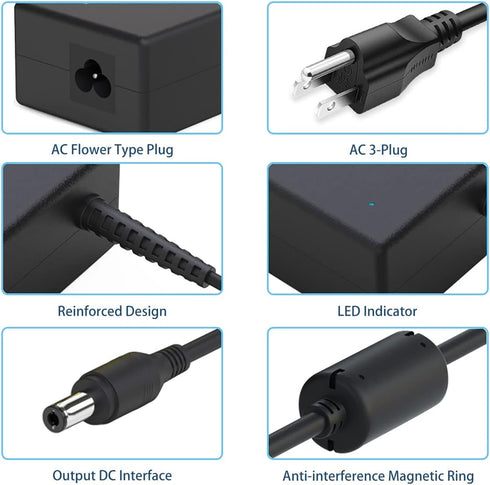 for Harman Kardon Charger Onyx Studio 7 6 5 4 3 2 1 Wireless Bluetooth Portable Speaker System AC Power Adapter Charger Replacement 19V 3.42A Powe...