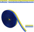 WANDIC 20 Yards Down Syndrome Awareness Satin Ribbon, Yellow & Blue Ribbon World Down Syndrome Day Ribbon for Gift Wrapping, Brooch Making...