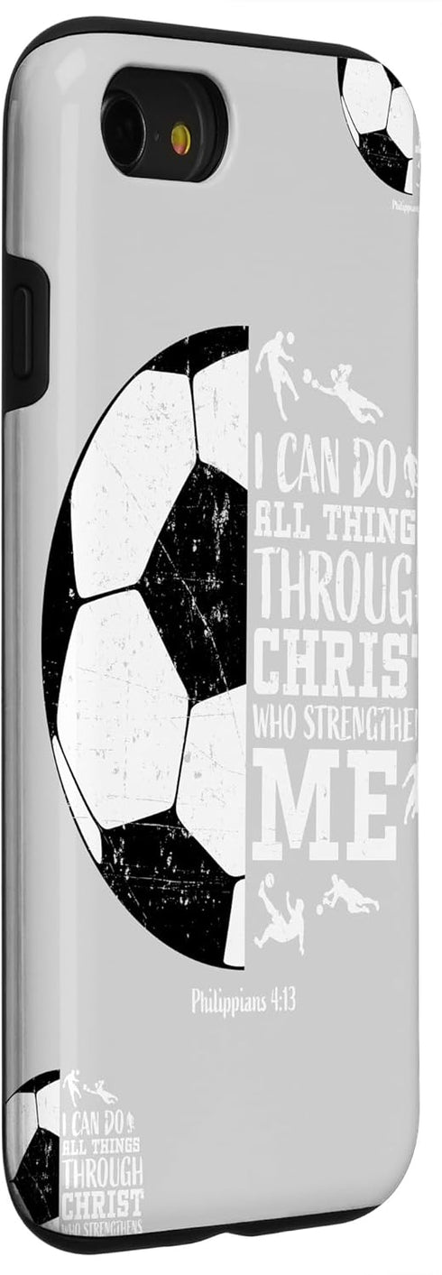 iPhone SE (2020) / 7 / 8 Gifts For Soccer Players Boys Girls Kids Christian Phone Case...