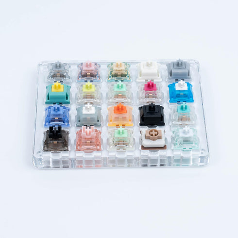 GATERON Keyboard Switches Tester, Magnetic Jade Baby Kangaroo 2.0 Smoothie Melodic INK Wall Stem Box Black Pink Key Switches for MX Mechanical Key...
