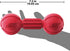Nerf Dog Barbell Chew Dog Toy, Large, Red Medium...