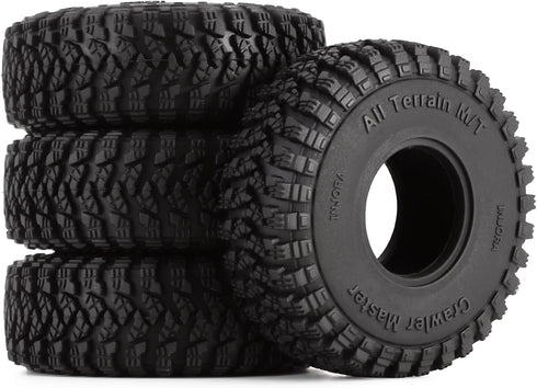 INJORA 1.0 Tires-S3 All Terrain Crawler Tires for TRX4M SCX24 AX24 FCX24 Upgrade Parts,58 * 20mm,T1008...