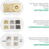 Zrwcvxy 45 Sets Magnetic Snaps, Plum Magnetic Buttons, 14mm Purse Magnetic Snap Closure, for Handbags, Purses, Clothes, Bag of DIY Craft Sewing Ma...