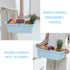 Large Cleaning Supplies Caddy Portable Shower Basket Supply Organizer with Handle Plastic Bucket Tool Storage for Bathroom, Bedroom, Kitchen, Coll...