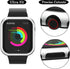 NINKI for Apple Watch 9 Case 45mm Series 8 Series 7 Silver,Aluminium Scratch Resistant Protective Cover for Apple Watch Series 9 45mm Case Metal i...
