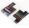 ZEYAR White and Black Acrylic Paint pen, Water Based, Set of 7, Extra Fine Point, Great for Rock Painting, Ceramic, Glass, Wood and smooth surface...