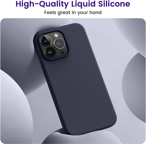 OTOFLY Designed for iPhone 15 Pro Case, Silicone Shockproof Slim Thin Phone Case for iPhone 15 Pro(6.1 inch), (Midnight Blue)......