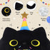Black Cat Plush, 13.7" Cat Stuffed Animal, Soft Cute Cat Plushie, 3D Cat Shape Design Pillow for Boys Girls, Sofa Bedroom (Birthday Cat)...
