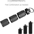 Waterproof Keychain Pill Holder - Compact, Portable, and Secure Pill Box with 3 Compartments - Pocket-Sized Pill Case and Container for Daily Medi...
