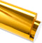 GIRAFVINYL Gold Chrome Vinyl 12 Inch X 6 Feet Gold Metallic Permanent Vinyl for Home Decor, Logo, Letters, Banners, Car Exteriors, Scrapbooking, S...