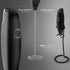 Milk Frother Matte Black - Coffee Frother Handheld with Electric Whisk - 19000 rpm - Book Recipes and Stainless Steel Stand Included - Hand Mixer ...