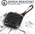 for AirPods Pro 2 Case Waterproof 2019 2022, Anti-Lost Silicone Protective Cover, Wireless Charging & LED Visible, with Hook ? US Patent Registere...