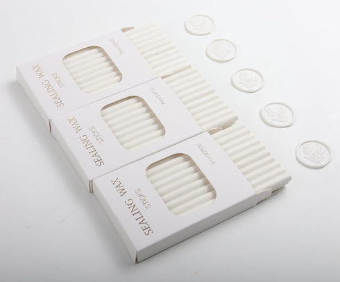 Wax Seal Sticks, ONWINPOR 60pcs Glue Gun Wax Sealing Sticks for Wax Seal Stamp, Glue Gun Wax Sticks Great for Letter Sealing (60, Pearl White)...