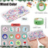 1 Box 300Pcs Christmas Polymer Clay Beads Holiday Clay Beads Winter Theme Santa Socks Tree Snowman Green Tone Spacer Bead for Jewelry Making Suppl...