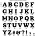 Magfok Iron-on Letters 3/4-Inch Transfer for Clothing, 4 Sheet (White)...