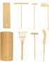 7Pcs Mini Zen Garden Rakes, Zen sand garden rake set, mini Zen garden tools and accessories for Home Gift Garden Decor Serenity and Spiritual Medi...