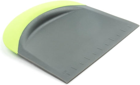 Fox Run Dough and Bowl Scraper, 4.75" Flat Edge Bench Scraper, Green...