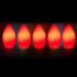 25PK C7 Christmas LED Replacement Bulbs,C7 Ceramic Red LED Bulb,0.6W E12 Base Bulbs for Patio Home Outdoor&Indoor Christmas Decor...