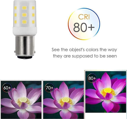 1076 1142 1004 90 LED Light Bulbs BA15D Double Contact Bayonet Base for Marine Navigation Anchor Stern Lights RV Camper Trailer Motorhome 10-40VDC...