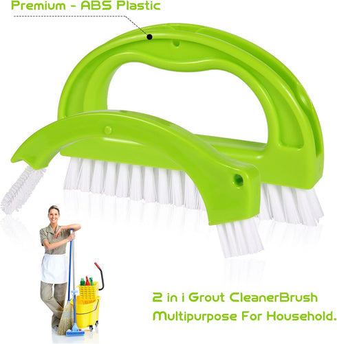 Grout Cleaner Brush - Tile Joint Cleaning Scrubber Brush with Nylon Bristles - Great Use for Deep Cleaning Shower,Floors,Window,Bathroom,Kitchen,T...