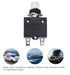 40 Amps Thermal Circuit Breaker, Thermal Overload Protector Push Button Manual Reset Circuit Breaker 32V DC 125/250V AC 40A 2 Pcs...