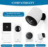 Dual Pack Wall Mount for Wyze Cam Pan V3 - All-Angle Swivel & Tilt Adjustable Bracket for Indoor & Outdoor Use.Mount Compatible with SimpliSafe Ou...