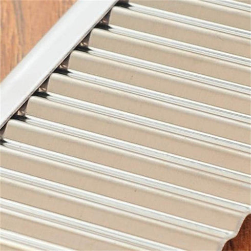 Multifunctional Potato Wavy Edged Knife , Stainless Steel Mezzaluna Chopper salad Rocker Knife Potato Slicer Chopper French Fry Maker Cutter circu...