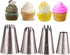 4-Piece Stainless Steel Piping Tips Set for Cake, Cookie & Cupcake Decorating...