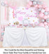 ShinyBeauty 60" X 102" White Sequin Tablecloth, Wedding Table Cloth, Sparkle Sequin Linens, Sequin Tablecloth Rectangle, Sparkling Sequin Table Ov...