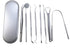 Complete Professional Dental Cleaning Kit with Plaque Remover and Tartar Scraper, Stainless Steel Oral Care Tools for Teeth Cleaning and Dental Hy...