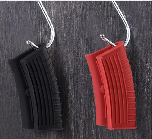 3 Pack Silicone Hot Handle Holder, Assist Pan Handle Sleeve Pot Holders Cast Iron Skillets Handles Grip Covers NonSlip Heat Resistant for Pots Ena...