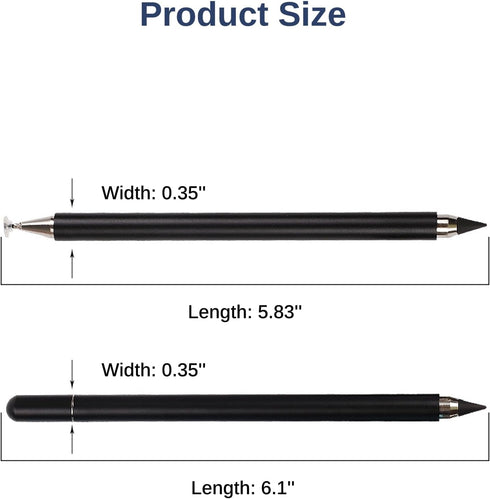 Stylus Pen for iPad, 2 in 1 Universal Magnetic Disc Stylus Pens for iPad/iPhone and Other Capacitive Touch Screens, Pencil Writing for Children/St...