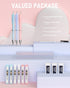 Nicpro 3PCS Pastel Mechanical Pencil Set, 0.5 Mechanical Pencils with 6 Tube HB Lead 0.5mm, 3 Eraser and 9 Eraser Refill & Case, Aesthetic School ...