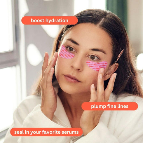 Milli Under Eye Patches – 1 Pair Reusable Sustainable Silicone Masks, Boost Hydration & Dark Circles, Plump Fine Lines & Wrinkles, Skincare Routin...