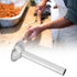 Oumefar Sausage Stuffer Tubes Stainless Steel Stuffer Filling Tube Sausage Wide Mouth Manual Filling Funnels Nozzles Spare Parts Meat Grinder Acce...