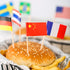 Anley Assorted 100 Different Countries Toothpick Flag - Vivid Double Sided Print & Solid Smooth Pick - Party Decoration Cocktail Fruit Stick Cupca...