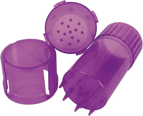 Storage Container w/Built-In Grinder - Purple...
