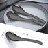 Soup Spoons,4 Pieces Stainless Steel Asian Soup Spoon 6.3 Inch Mirror Polished Black Ramen Spoons Deep Spoon for Soup...