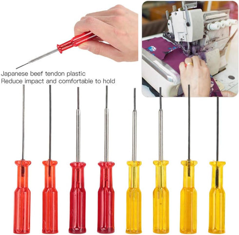 GLOGLOW Hex Socket Screwdriver Needle, Sewing Machine Overlock Machine Balldriver Screwdrivers 1.5mm/1.6mm...