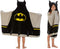 Batman Kids Soft Terry Cotton Bath / Beach / Pool Hooded Towel Wrap, 24 x 50", Black and Yellow...