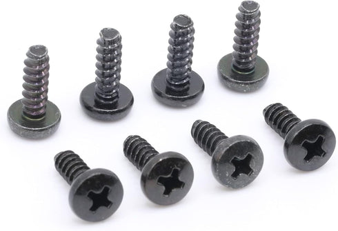 ReplacementScrews 1 Set of Metric Screws (Model RS-198132) Pan Head - Philips Drive - Black Plated (Pack of 8)...