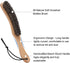 Hat Brush - Horsehair Felt Hat Brush Clean Western Cowboy Hat, Fedora Hat & Baseball Cap, Bristle Garment Brush Remove Cat Hair Dust for Suits, Su...