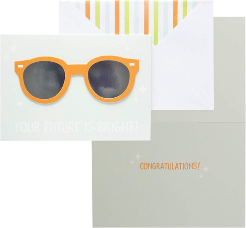 C.R. Gibson Handmade Graduation Cards, Assorted 3pc, 5'' x 7''...