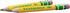 Ticonderoga My First Short Triangular Wood-Cased Pencils, 2 HB Soft, With Erasers, Yellow, 4 Count...
