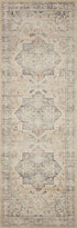 Loloi Hathaway Collection HTH-07 Multi/Ivory 2'-0" x 5'-0", .25" Thick Accent Rug, Soft, Durable, Printed, Modern, Low Pile, Non-Shedding, Easy Cl...