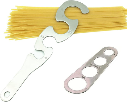 Spaghetti Pasta Measure Stainless Steel Spaghetti Measurer Tool 4 Serving Portion Control Pasta Cooking Tool Kitchen Gadgets 2 Pcs Different struc...