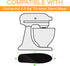 Mixer Slider Mat for KitchenAid 4.5-5 QT Stand Mixer, Acrylic Convenient Sliding Tray Appliance Sliders for Kitchen Appliances Kitchen Aid Mixers ...