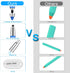 Stylus Pen for iPhone, Capacitive Stylus Pencil with Magnetic Cap 2 in 1 Kids Touch Screens Stylist Pens Compatible with Kindle Fire Android Kids ...